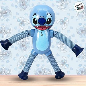 Brinquedo Stitch Flexível - 14cm - 1 unidade - Disney Original - Rizzo