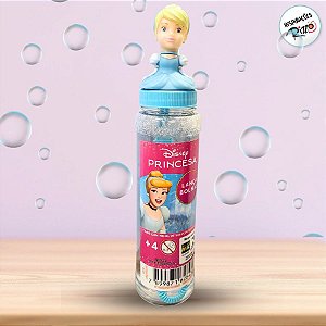 Lança Bolhas de Sabão - Cinderela - 198ml - 1 unidade - Disney Original - Rizzo