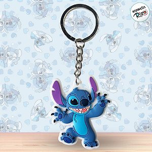 Chaveiro Emborrachado Stitch - 5cm - 1 unidade - Disney Original - Rizzo