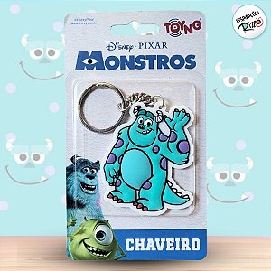 Chaveiro Emborrachado Sullivan - Monstros S.A - 6cm - 1 unidade - Disney Original - Rizzo