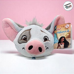 Brinquedo Squish Pelúcia Puá - Moana 2 - 10cm - 1 unidade - Disney Original - Rizzo