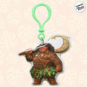Chaveiro com Luz - Maui - Moana 2 - 1 unidade - Disney Original - Rizzo