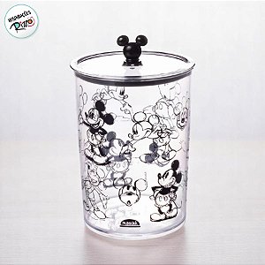 Pote de Plástico Hermético - Mickey Mouse - 500ml - 14x8cm - 1 unidade - Disney Original - Rizzo
