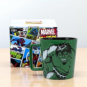Caneca de Cerâmica Hulk Marvel Comics - 400ml - 1 unidade - Disney Original - Rizzo