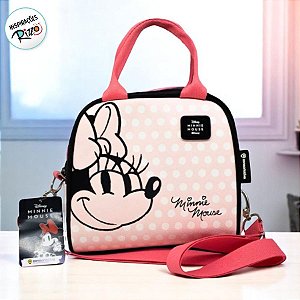 Maleta Térmica - Minnie Rosa - 18x20cm - 1 unidade - Disney Original - Rizzo