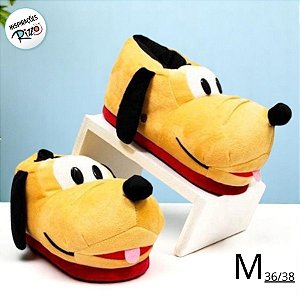 Pantufa Pluto - Mickey Mouse - M 36/38 - 1 unidade - Disney Original - Rizzo
