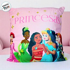 Almofada Princesas - 40cm - 1 unidade - Disney Original - Rizzo
