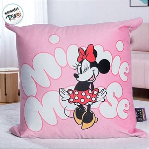 Almofada Minnie Mouse Rosa - 40cm - 1 unidade - Disney Original - Rizzo