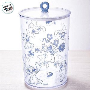 Pote de Plástico Hermético - Stitch - 1,8l - 20x13cm - 1 unidade - Disney Original - Rizzo