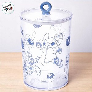 Pote de Plástico Hermético - Stitch - 1l - 17x10cm - 1 unidade - Disney Original - Rizzo