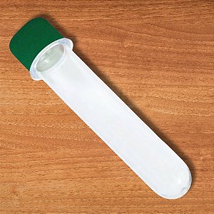 Tubete Para lembrancinha Cristal Com Tampa Verde Escuro - 13cm - 10 unidades - Rizzo