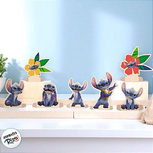 Decoração de Mesa - Stitch - 8 unidades - Disney Original - Rizzo