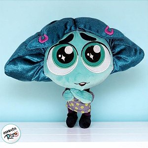 Pelúcia Inveja - Divertidamente - 22cm - 1 unidade - Disney Original - Rizzo