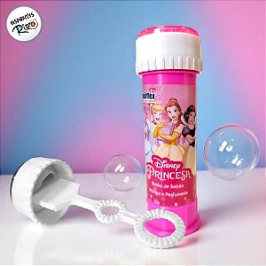Lembrancinha Bolha de Sabão - Princesas - 60ml - 1 unidade - Disney Original - Rizzo