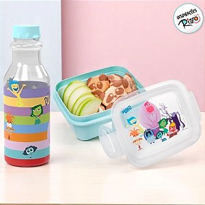 Conjunto Marmita Hermética e Garrafa - Divertidamente - 1 unidade - Disney Original - Rizzo