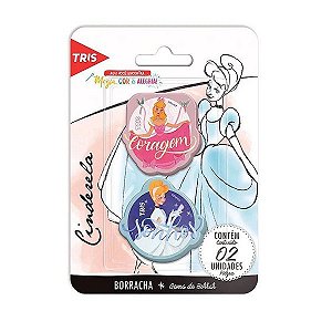 Borracha Escolar - Cinderela - 02 UN - Disney Original - Rizzo