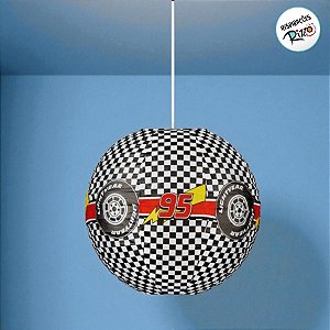 Lanterna Decorativa de Papel - Carros - 1 unidade - Disney Original - Rizzo