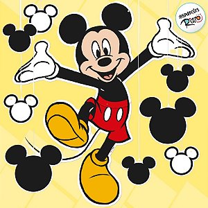 Cartaz Personagem Articulado - Mickey Mouse - 1 unidade - Disney Original - Rizzo