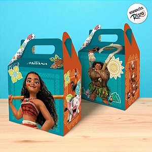 Caixa Surpresa Maleta - Moana - 4 unidades - Disney Original - Rizzo