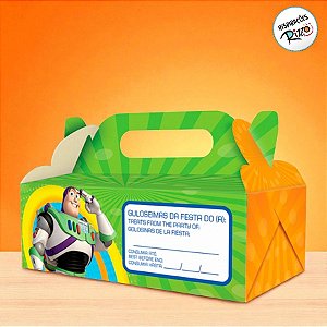 Caixa para Viagem - Toy Story - 4 unidades - Disney Original - Rizzo