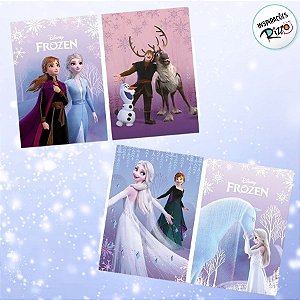 Cartaz Decorativo - Frozen - 4 unidades - Disney Original - Rizzo