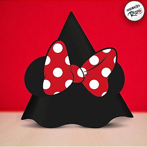 Chapéu de Aniversário - Minnie Mouse - 8 unidades - Disney Original - Rizzo