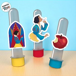 Mini Personagens Decorativos - Branca de Neve - 12 unidades - Disney Original - Rizzo