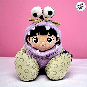 Pelúcia Boo Big Feet - Monstros SA - 30cm - 1 unidade - Disney Original - Rizzo