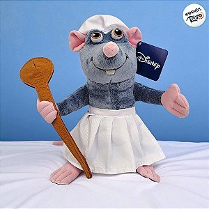 Pelúcia Remy Big Feet - Ratatouille - 30cm - 1 unidade - Disney Original - Rizzo