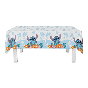 Toalha de Mesa em TNT Festa Stitch (2,00m x 1,40m) 01 unidade - Disney Original - Rizzo