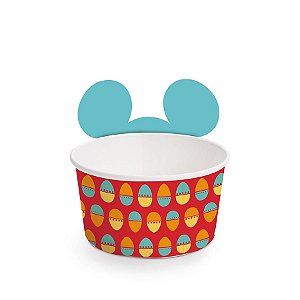 Copinho para Doces 100ml Páscoa Mickey Disney - 08 unidades -Disney Original - Cromus