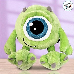 Pelúcia Mike Big Feet - Monstros S.A - 35cm - 1 unidade - Disney Original - Fun