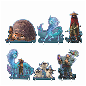 Kit Enfeite Impresso em EVA - Raya e o último Dragão - 01 unidade - Disney Original - Piffer