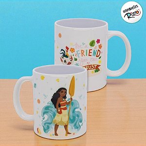 Caneca Pop Moana Friends - 350ml - 1 unidade - Disney Original - Zonacriativa