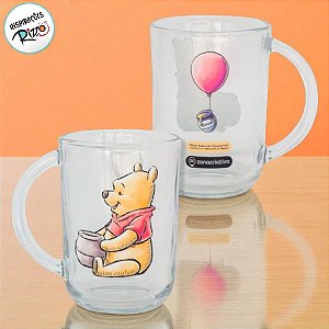 Caneca Verona Ursinho Pooh - 300ml - 1 unidade - Disney Original - Zonacriativa
