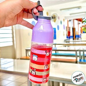 Garrafa Fresh com Copo - Yululun - 500ml - 1 unidade - Disney Original - Rizzo