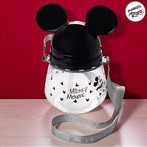 Garrafa com Alça e Canudo Mickey Mouse - 1,1l - 1 unidade - Disney Original - Rizzo
