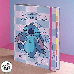 Fichário A5 - Stitch - 18,5x25,1cm - 1 unidade - Disney Original - Rizzo