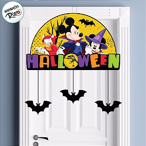 Enfeite de Pendurar - Mickey Mouse Halloween - 51x32cm - 1 unidade - Disney Original - Rizzo