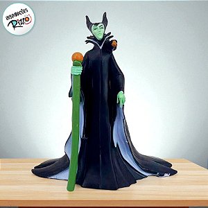Mini Figura Colecionável - Malévola - Vilões - 5cm - 1 unidade - Disney Original - Rizzo