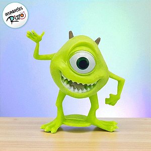 Mini Figura Colecionável - Mike Wazowski - Monstros S.A - 5cm - 1 unidade - Disney Original - Rizzo