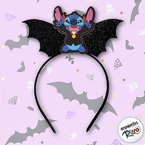 Tiara Halloween Stitch Vampiro - 1 unidade - Disney Original - Piffer