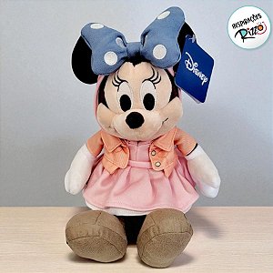 Pelúcia Minnie de Vestido - 30cm - 1 unidade - Disney Original - Rizzo