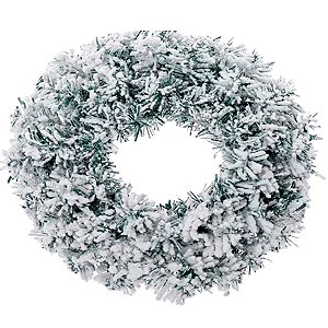 Guirlanda de Natal Nevada - 120cm - Ref. RZO405 - 1 unidade - Rizzo