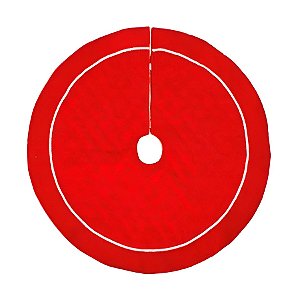 Saia para Árvore de Natal - Vermelho/Branco - 1 unidade - Cromus - Rizzo