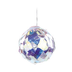 Enfeite de Pendurar - Bola Nacarado - 10cm  - 1 unidade - Cromus - Rizzo