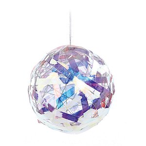 Enfeite de Pendurar - Bola Nacarado - 15cm  - 1 unidade - Cromus - Rizzo