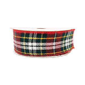 Fita Aramada Xadrez - Colorido - 3,8cm x 9,14m - 1 unidade - Cromus - Rizzo