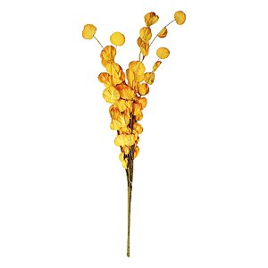 Galho Decorativo - Flores Amarelo Ouro - 18cm - 1 unidade - Rizzo