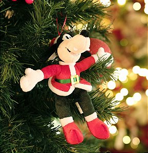 Enfeite de Pendurar Pateta de Pelúcia 20cm - 01 unidade Natal Disney - Disney Original - Cromus